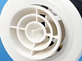  LDPE plastic material air conditioner round tuyere