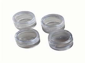  High Transparency PS Plastic Screw Cap Screw Seal Packaging Lid