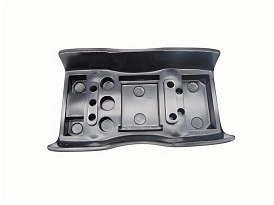  The valve chamber cover is made of bakelite plastic