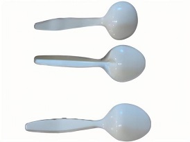  Eco-friendly degradable disposable spoon PLA plastic material